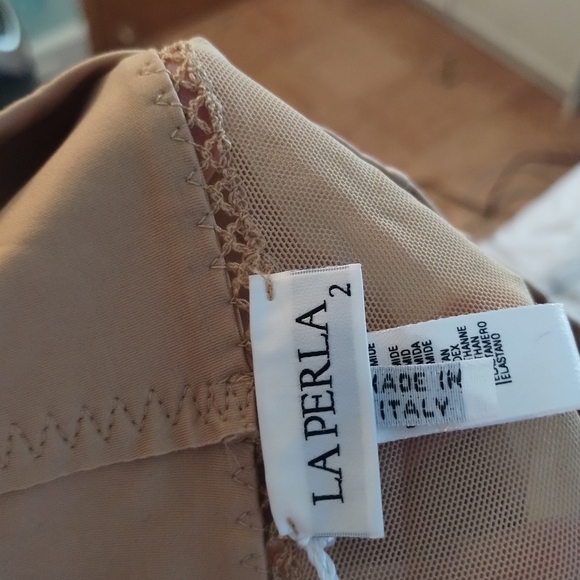 La Perla Beige Suspender In Nude Sz US S UK 12 - Picture 9 of 10